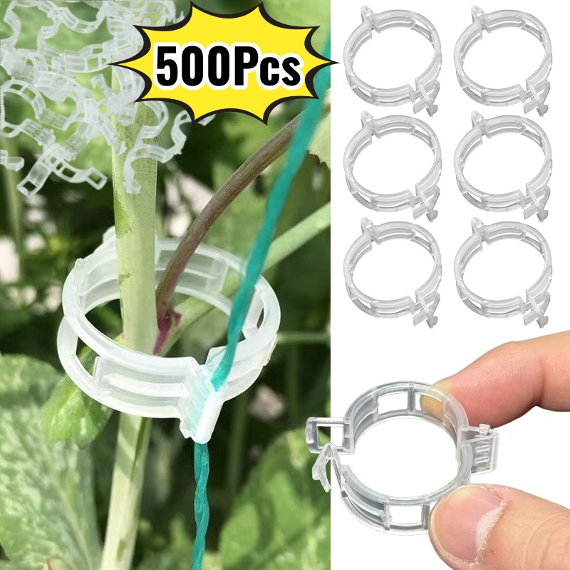 Vine Climbing Plastic - 500Pcs Plastic Plant Support Clips Garden