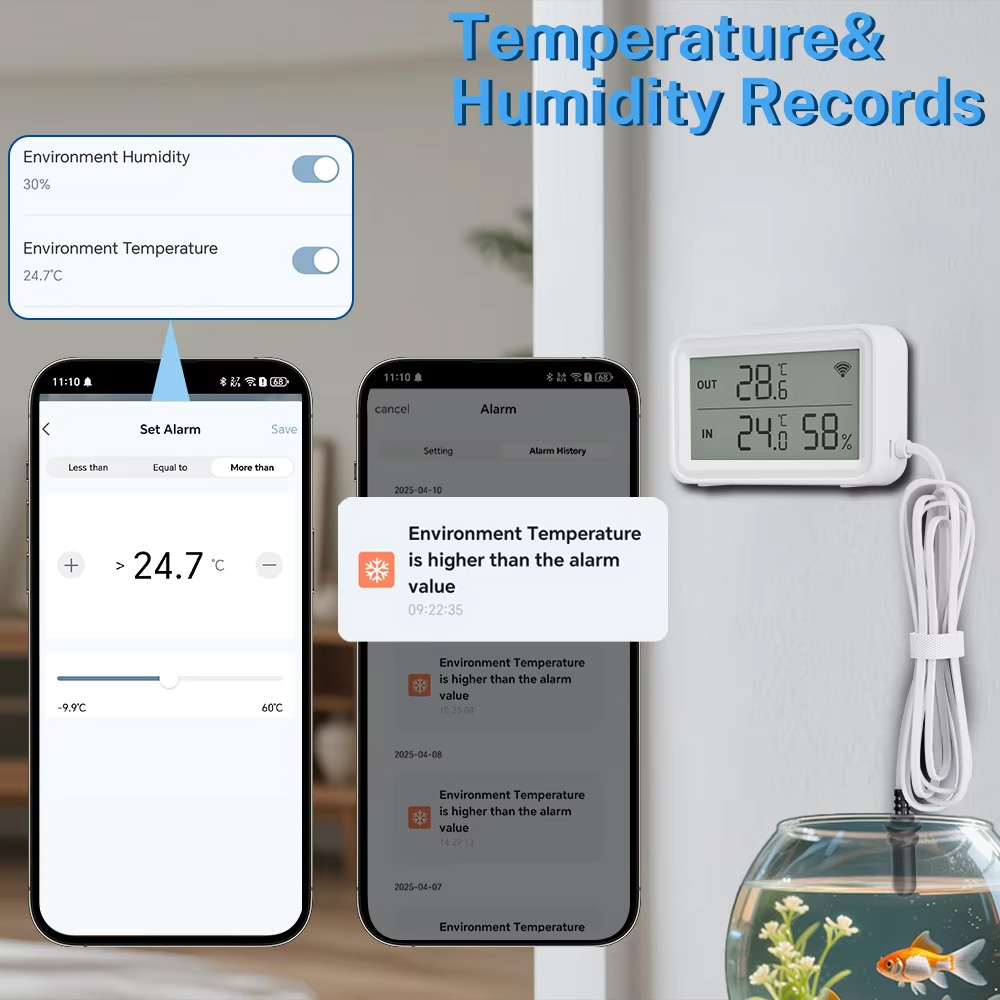 External Waterproof Probe Temp - đánh giá và giá Digital Hygrometer Probe